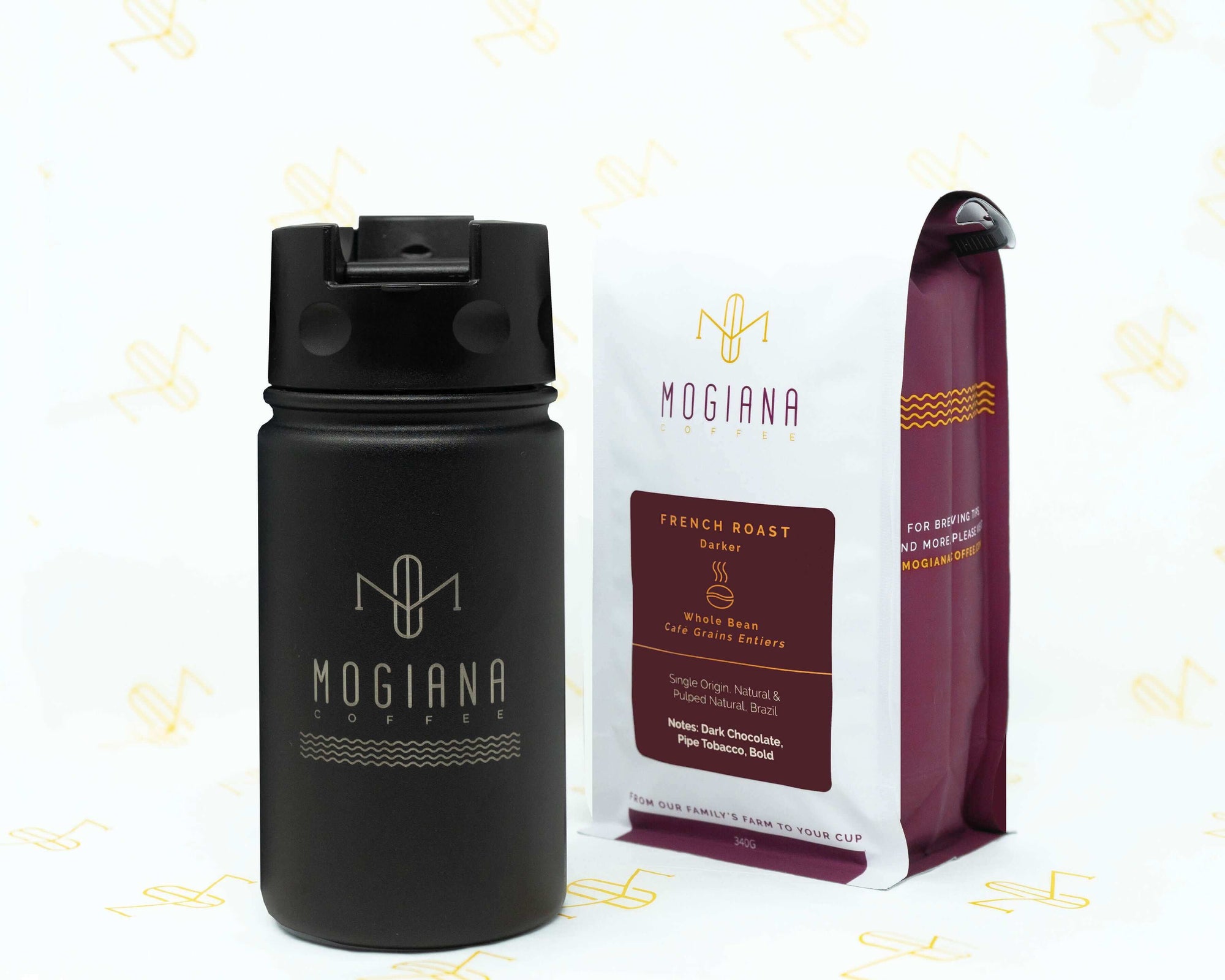 16 oz Mug & Whole Bean Coffee Gift Set